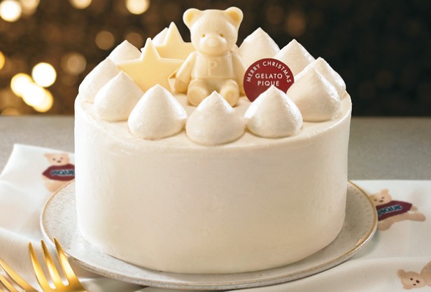 gelato pique ホワイトクリスマス ベアの紅茶ケーキ